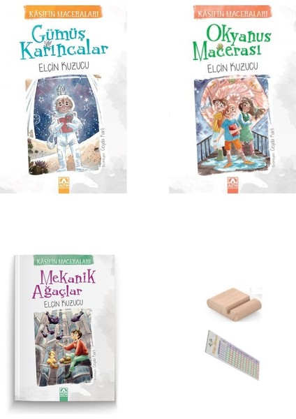 Okyanus Macerası-Gümüş Karıncalar-Mekanik Ağaçlar / 3. Sınıf / 8-9 Yaş Hikaye+Tablet Tutucu