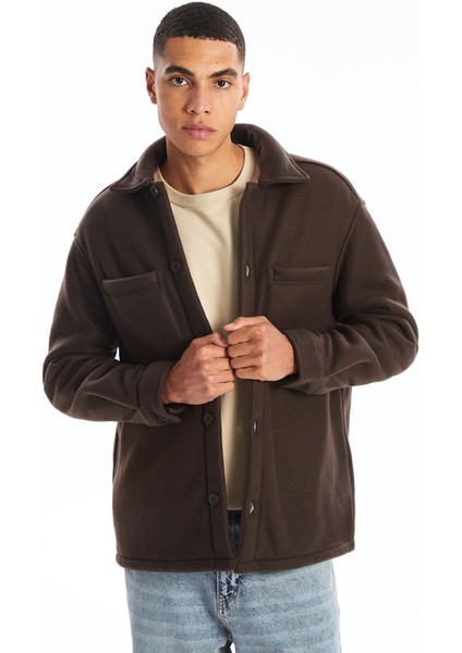 Yeni Sezon Rahat Kalıp Uzun Kollu Erkek Gömlek Ceket