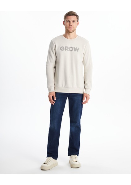 Yeni Sezon Bisiklet Yaka Baskılı Erkek Kalın Sweatshirt fiyatları