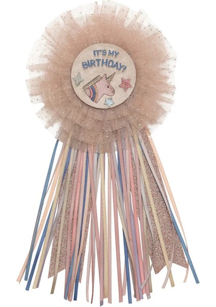 Mimi & Lula Unicorn Birthday Rozet