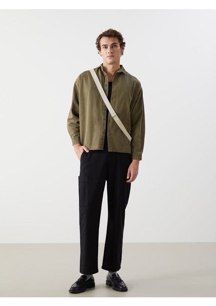 Yeni Sezon Rahat Kalıp Uzun Kollu Gabardin Erkek Gömlek Ceket fiyatları