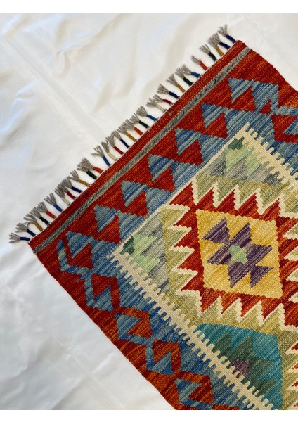 El Dokuma Afgan Yün Kilim Kök Boya indirimleri