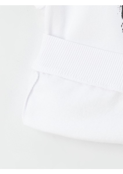 Yeni Sezon Bisiklet Yaka Uzun Kollu Atatürk Baskılı Erkek Bebek Sweatshirt fırsatları