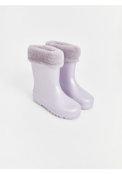 Yeni Sezon Kürk Detaylı Kız Çocuk Bot