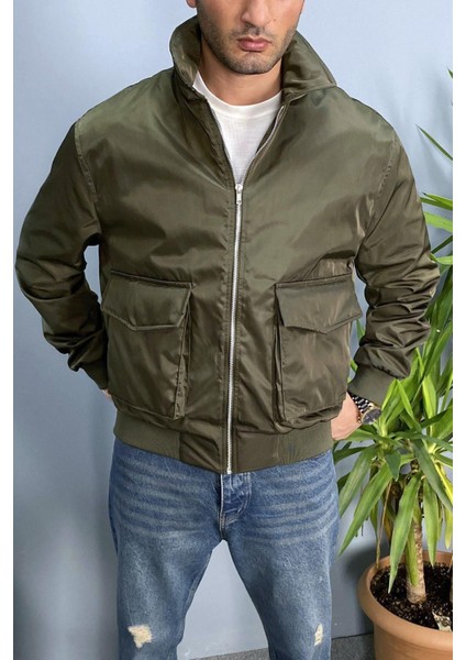 Büyük Cep Detaylı Siyah Mont fiyatları