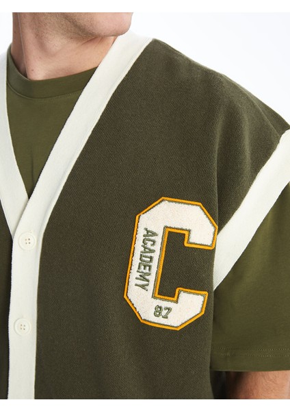 Yeni Sezon Rahat Kalıp V Yaka Erkek Triko Yelek modelleri