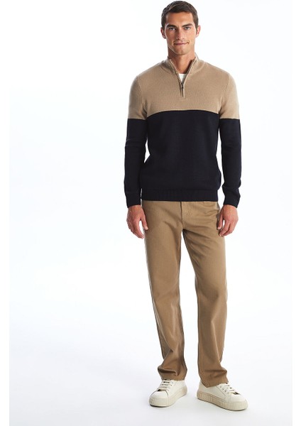 Yeni Sezon Dik Yaka Uzun Kollu Erkek Triko Kazak fiyatları