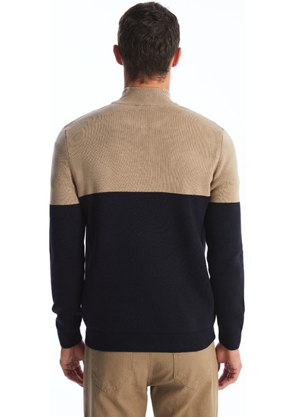 Yeni Sezon Dik Yaka Uzun Kollu Erkek Triko Kazak fırsatları