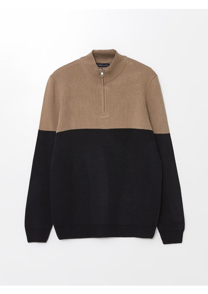 Yeni Sezon Dik Yaka Uzun Kollu Erkek Triko Kazak indirimleri