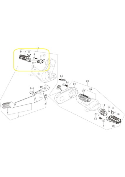 GV650 Arka Basamağı Sağ fiyatları