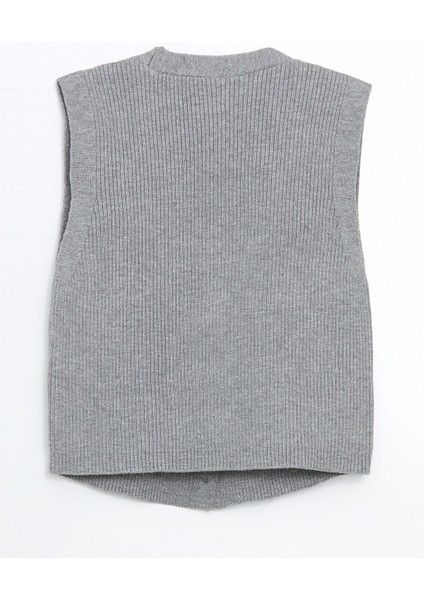 Yeni Sezon V Yaka Kız Çocuk Triko Yelek fiyatları