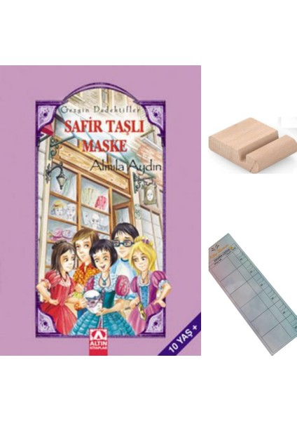 Gezgin Dedektifler -Safir Taşlı Maske / Almila Aydın 4. Sınıf / 9-10 Yaş Hikaye +Tablet Tutucu