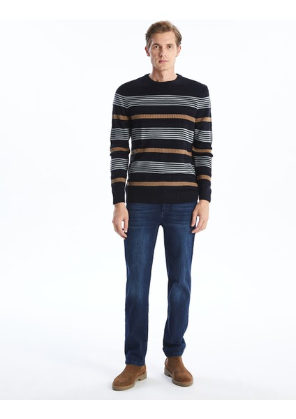 Yeni Sezon Bisiklet Yaka Uzun Kollu Çizgili Erkek Triko Kazak fiyatları