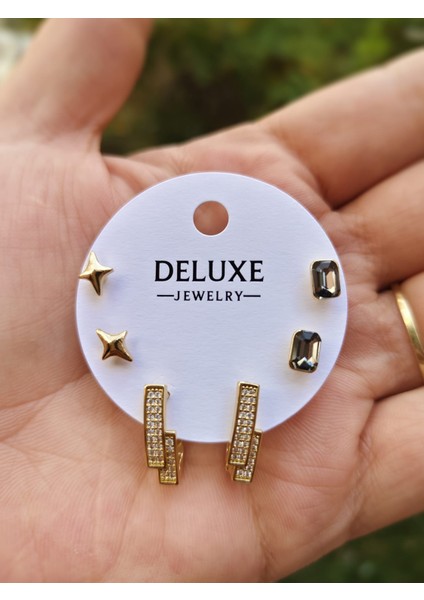 Çelik Premium Kadın Çoklu Küpe fiyatları