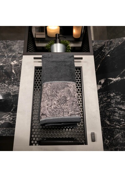 Goblen Koleksiyonu Micro Bambu, Antrasit Renk, Özel Paketli Havlu Seti fırsatları