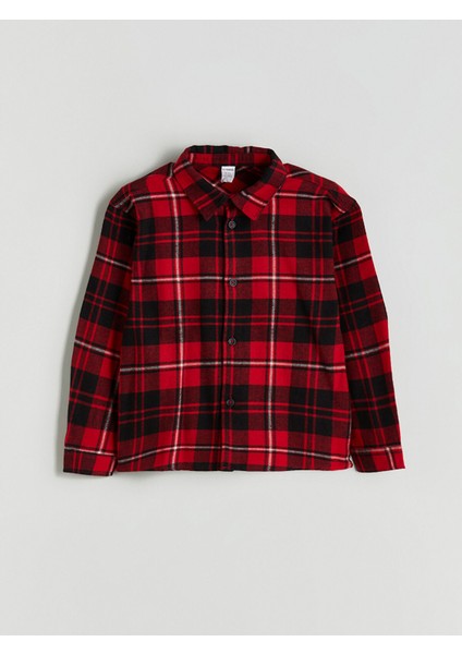 Yeni Sezon Ekose Erkek Çocuk Oduncu Gömlek