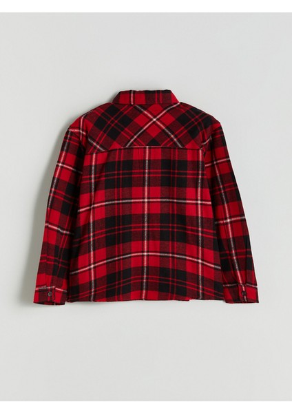 Yeni Sezon Ekose Erkek Çocuk Oduncu Gömlek modelleri