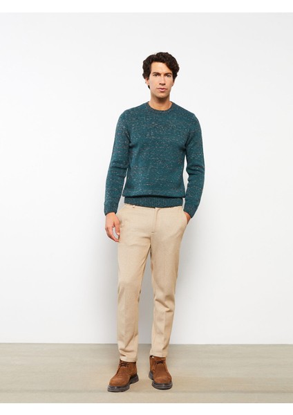 Yeni Sezon Bisiklet Yaka Uzun Kollu Desenli Erkek Triko Kazak fiyatları