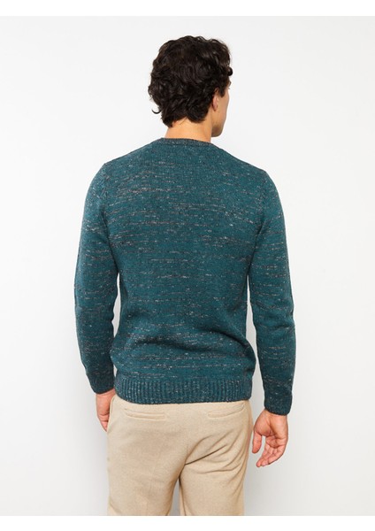 Yeni Sezon Bisiklet Yaka Uzun Kollu Desenli Erkek Triko Kazak indirimleri