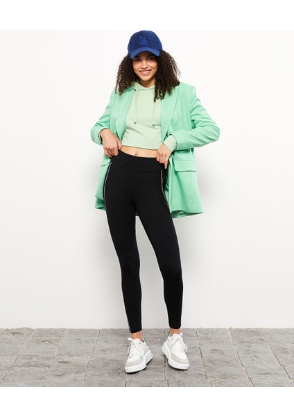 Yeni Sezon Beli Lastikli Düz Pamuklu Kadın Tayt fiyatları