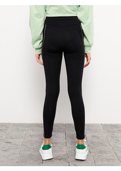 Yeni Sezon Beli Lastikli Düz Pamuklu Kadın Tayt fırsatları