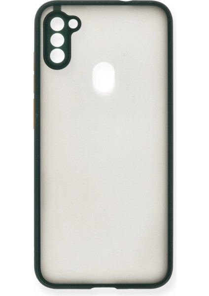 Samsung Galaxy A11 Kılıf Montreal Silikon Kapak - Yeşil fiyatları