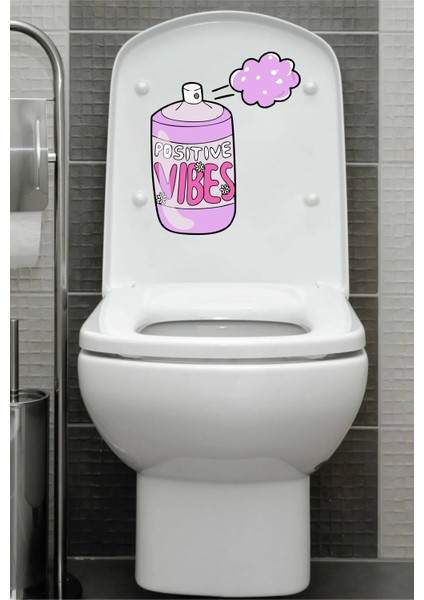 Pozitif Vibes | Klozet Kapağı Banyo Wc Sticker 23X28 cm fiyatları