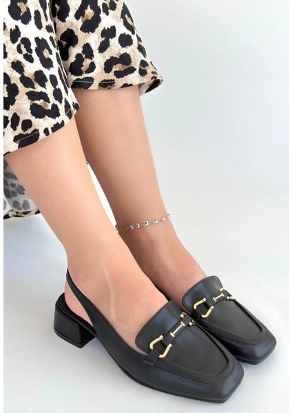 Lvsqvr Joone Siyah Cilt Topuklu Ayakkabı (Numara: 40) modelleri