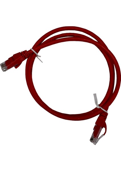 Ager AC-602-010 1mt Utp Cat6 Patch Kablo Kırmızı Cu, Lszh Awg 26/7 fiyatları