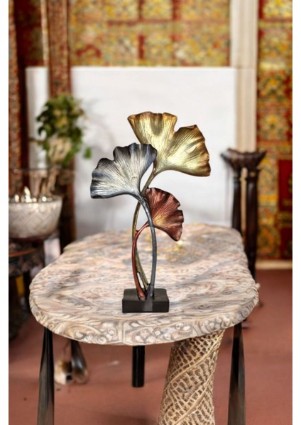 Dekoratif Büyük Yaprak Biblo