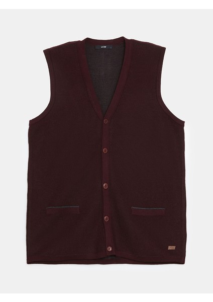 Yeni Sezon Standart Kalıp V Yaka Erkek Triko Yelek indirimleri