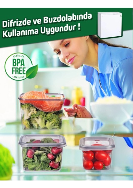 18 Adet 36 Parça 0,55-1,2-1,7 Litre Kare Erzak Bakliyat Saklama Kabı Seti 20 Etiket Hediyeli modelleri