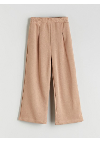 Yeni Sezon Beli Lastikli Kız Çocuk Eşofman Alt