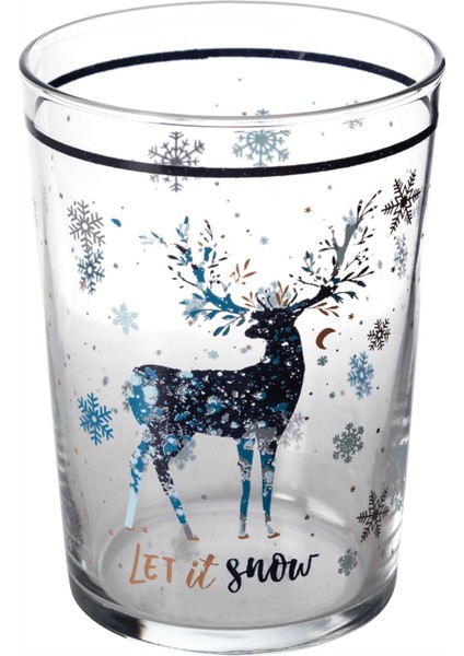 Let It Snow Meşrubat Bardağı-Mavi fiyatları