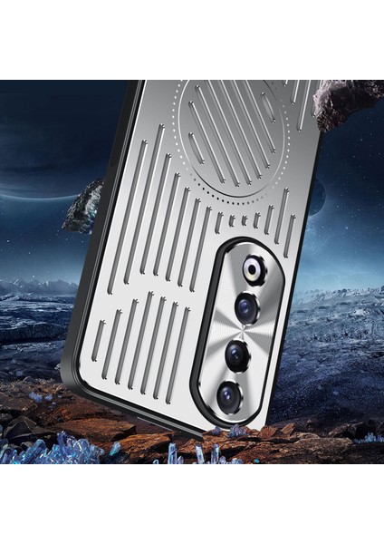 Honor 90 Kılıfı, Manyetik Metal Isı Dağıtıcı Koruyucu Kılıf-Mavi (Yurt Dışından) indirimleri