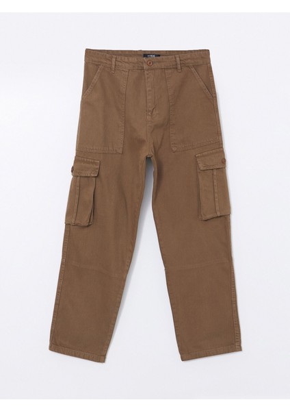 Yeni Sezon Standart Kalıp Gabardin Erkek Kargo Pantolon indirimleri