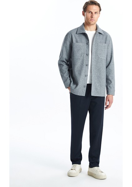 Yeni Sezon Regular Fit Uzun Kollu Kaşe Erkek Gömlek Ceket fiyatları