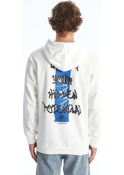 Yeni Sezon Uzun Kollu Baskılı Erkek Kalın Hoodie indirimleri