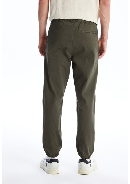 Yeni Sezon Standart Kalıp Gabardin Erkek Jogger Pantolon fırsatları