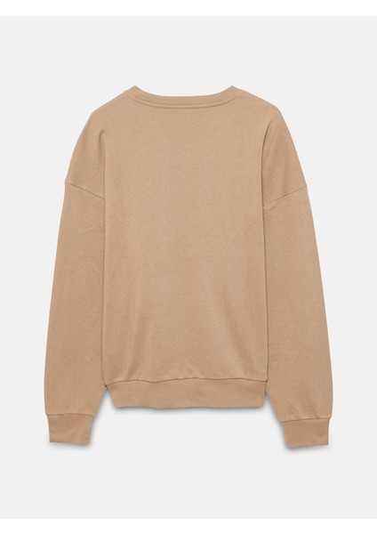 Yeni Sezon Standart Kalıp Bisiklet Yaka Baskılı Erkek Kalınsweatshirt fiyatları