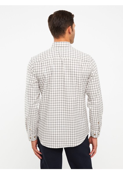 Yeni Sezon Regular Fit Uzun Kollu Ekose Erkek Gömlek indirimleri