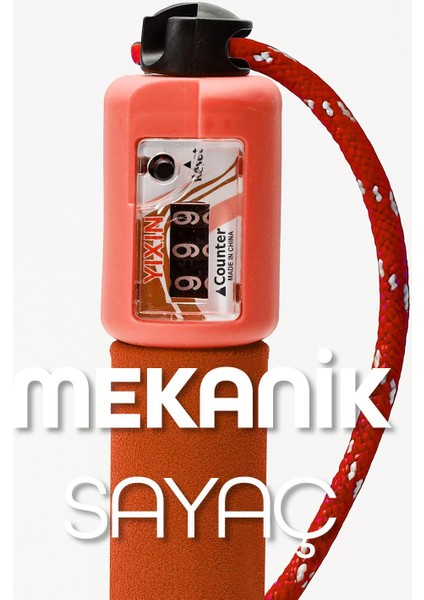 Sayaçlı Atlama Ipi Uzunluk Ayarlanabilir Atlama Sekme Ipi Jump Rope Örgü Ipli K1543 modelleri