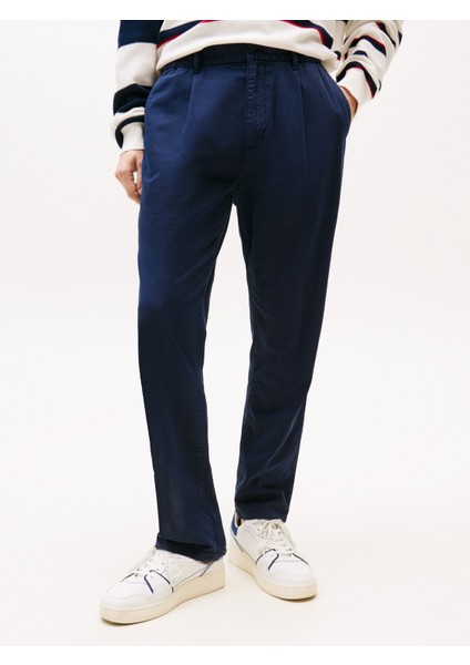 Tjm Isaac Lıght Cotton Pants Erkek Mavi Pantolon - DM0DM21705