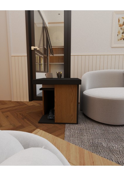 Pati Dostu Ikili Konfor Sehpa | Üstü Tepsi | %100 Mdf fırsatları