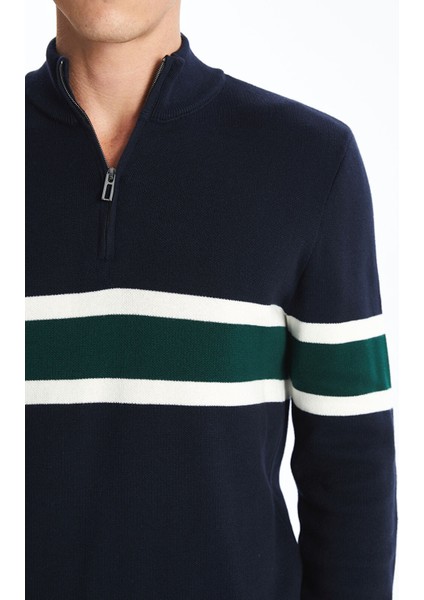 Yeni Sezon Dik Yaka Uzun Kollu Erkek Triko Kazak modelleri