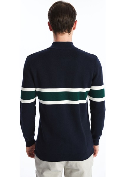 Yeni Sezon Dik Yaka Uzun Kollu Erkek Triko Kazak fırsatları