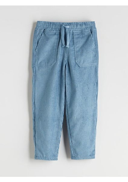 Yeni Sezon Beli Lastikli Erkek Çocuk Kadife Pantolon