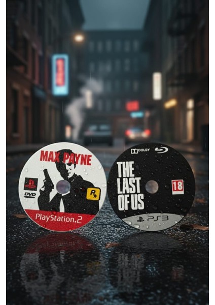 Efsane Ps Oyun Serileri Bardak Altlıkları | Last Of Us, Red Dead Redemption | Gamer Hediyesi 2 Adet fırsatları