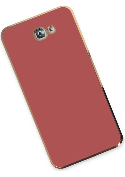 Samsung Galaxy J7 Prime Kılıf Volet Silikon - Kırmızı modelleri