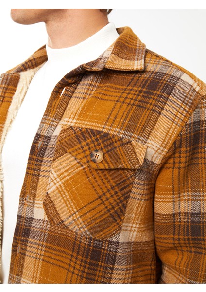 Yeni Sezon Rahat Kalıp Uzun Kollu Erkek Oduncu Gömlek Ceket modelleri